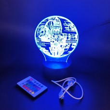 lampada intagliata al laser